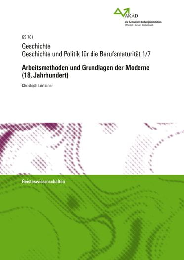 Geschichte - Geschichte und Politik für die Berufsmaturität 1/7, E-Book (Edubase)