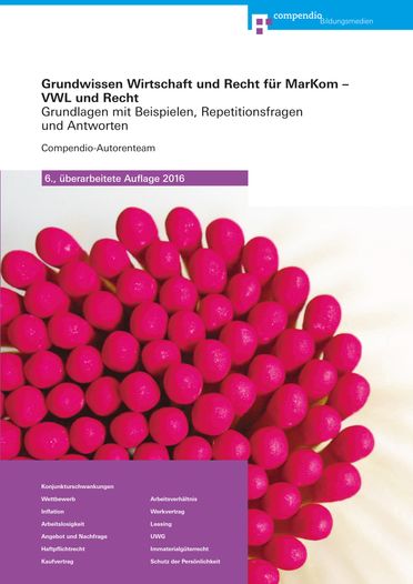 Grundwissen Wirtschaft und Recht für MarKom – VWL und Recht